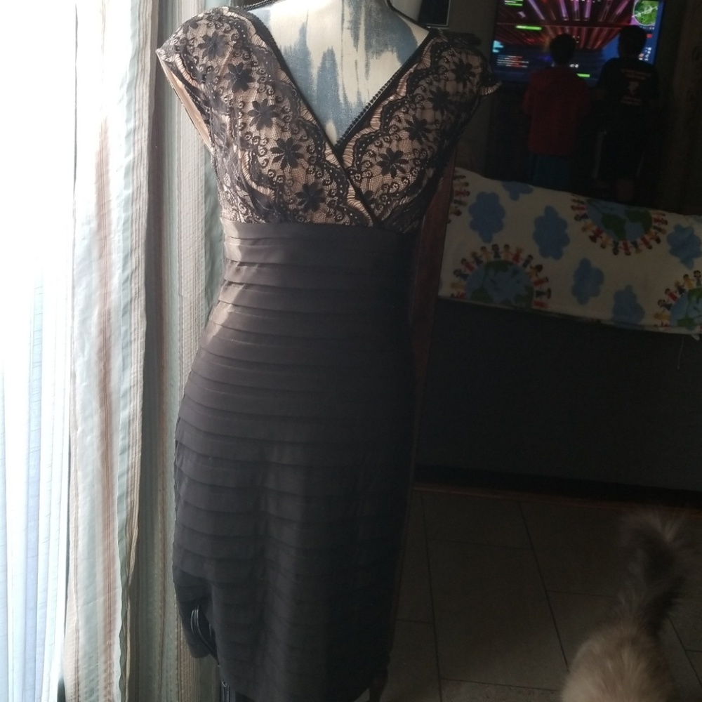 LBD adriana papell cocktail dress